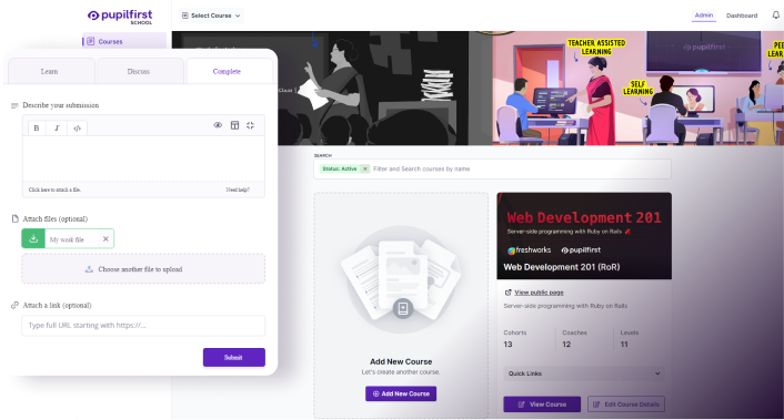 Image showing Pupilfirst LMS